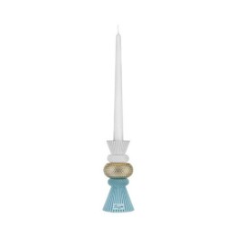 Bongelli Preziosi Portacandela Modular blu e oro alto 15 cm