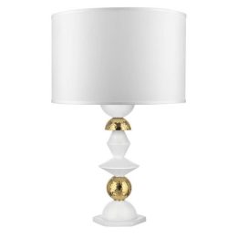 Bongelli Preziosi Lampada Liberty bianca e oro 65 cm