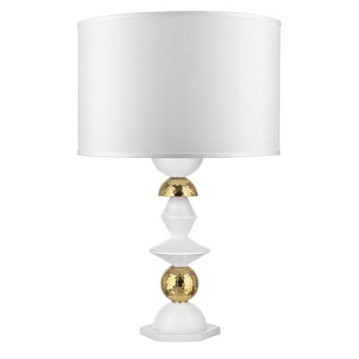 Bongelli Preziosi Lampada Liberty bianca e oro 65 cm