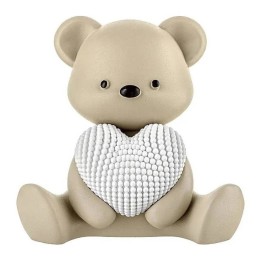 Bongelli Preziosi Orsetto nocciola con cuore in alto 15 cm
