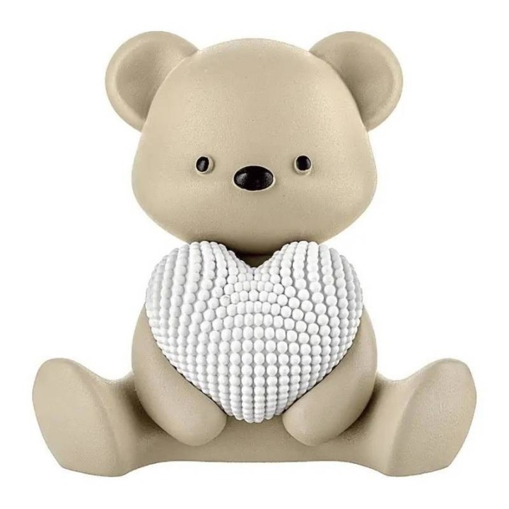 Bongelli Preziosi Orsetto nocciola con cuore in alto 15 cm