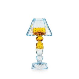 Emò Italia Candeliere Luxor Round celeste alto 23,8 cm