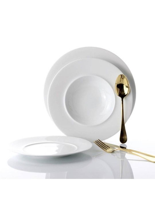 Servizio Tavola 18 Pezzi Planet Weiss in Porcellana Bianca – Weissestal