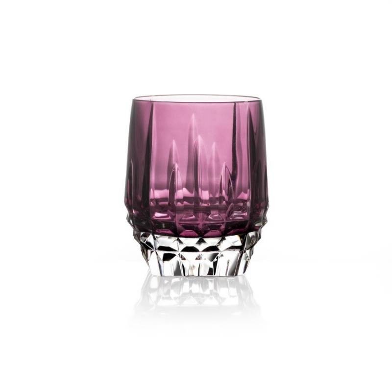 Set 2 Bicchieri Gem Ametista in Vetro Viola –...