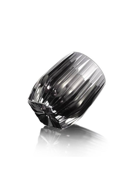 Set 2 Bicchieri Gem Quarzo in Vetro Grigio – Weissestal