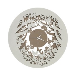 Arti e Mestieri - Orologio da parete C'era una volta avorio sabbia