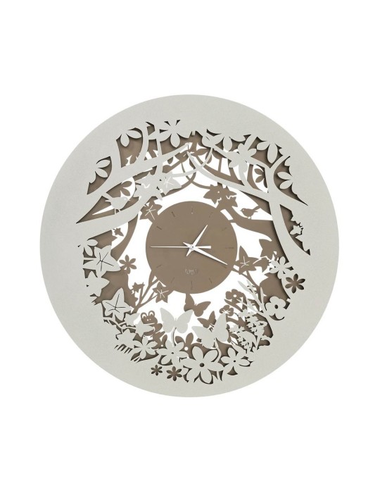 Arti e Mestieri - Orologio da parete C'era una volta avorio sabbia