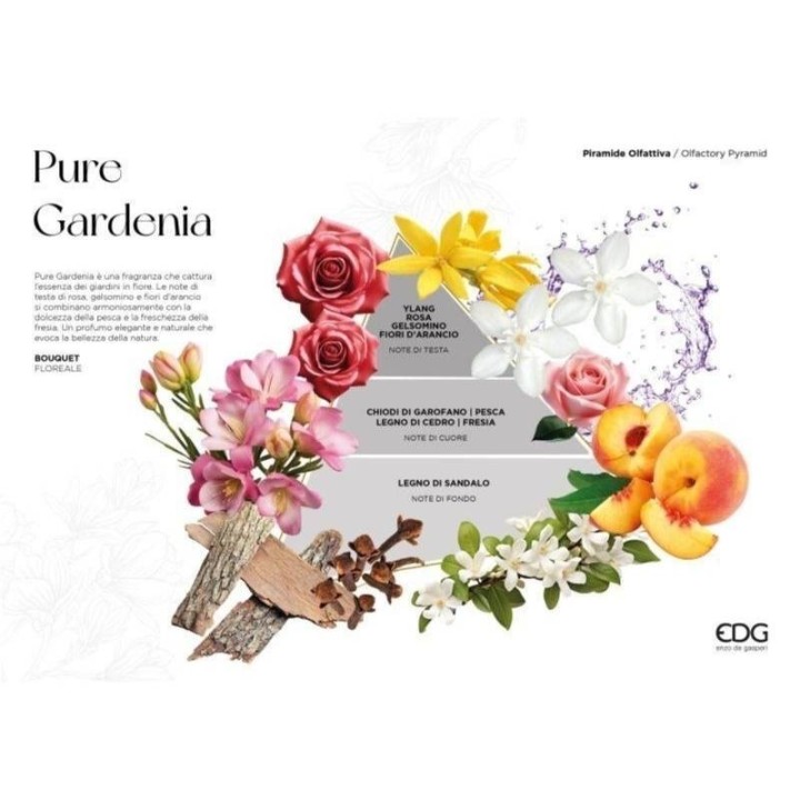 EDG Enzo De Gasperi Diffusore Deluxe Pure Gardenia 500 ml
