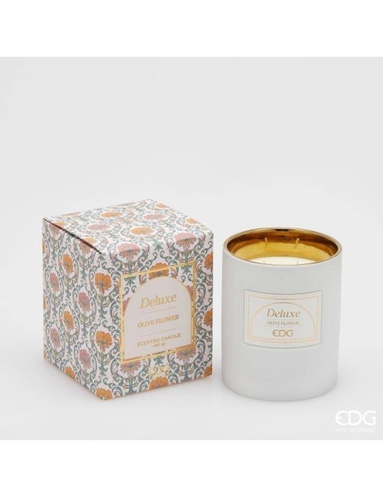 Candela Deluxe Profumata Olive Flower di EDG