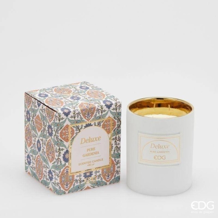 EDG Enzo De Gasperi Candela Deluxe Pure Gardenia Ø 10 cm