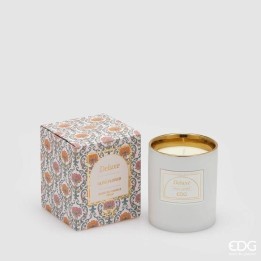 EDG Enzo De Gasperi Candela Deluxe Olive Flower Ø 8 cm