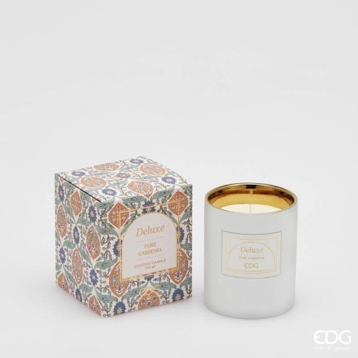 EDG Enzo De Gasperi Candela Deluxe Pure Gardenia Ø 8 cm