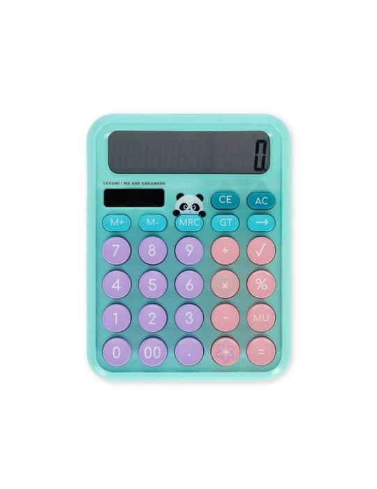 Calcolatrice da Tavolo Panda Calcoolator con Display 12 Cifre Legami