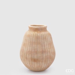 EDG Vaso Intreccio Hazelnut in poliresina alto 56 cm