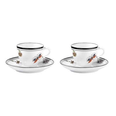 Set 2 Tazze Caffè con Piattino Arcadia – Ginori 1735