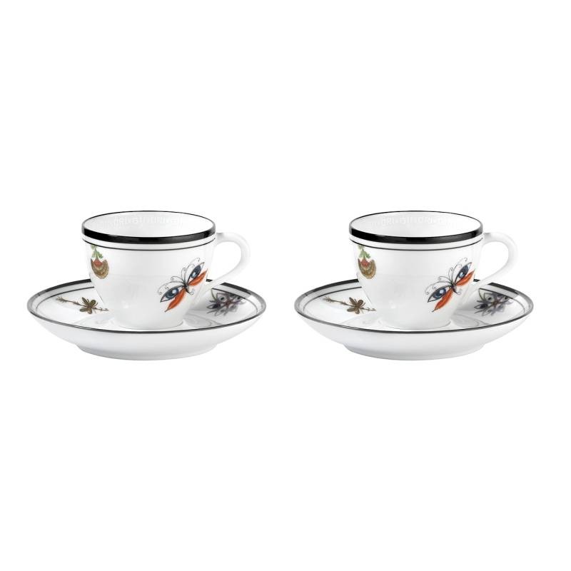 Set 2 Tazze Caffè con Piattino Arcadia – Ginori 1735