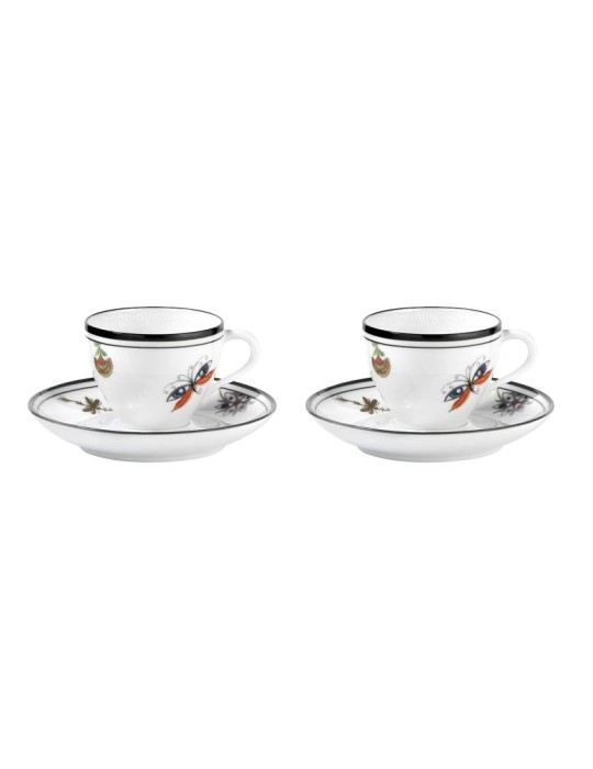 Set 2 Tazze Caffè con Piattino Arcadia – Ginori 1735