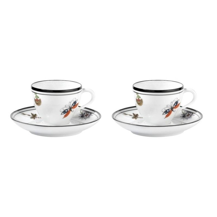 Ginori 1735 2 tazzine da caffè Arcadia con piattino