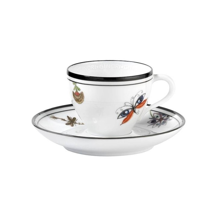 Ginori 1735 2 tazzine da caffè Arcadia con piattino