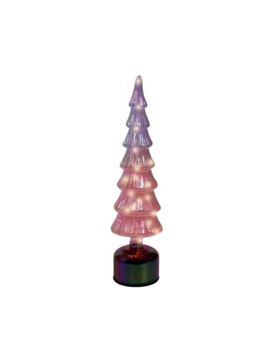 Albero Rotante in Vetro con Micro LED Pink – Kaemingk