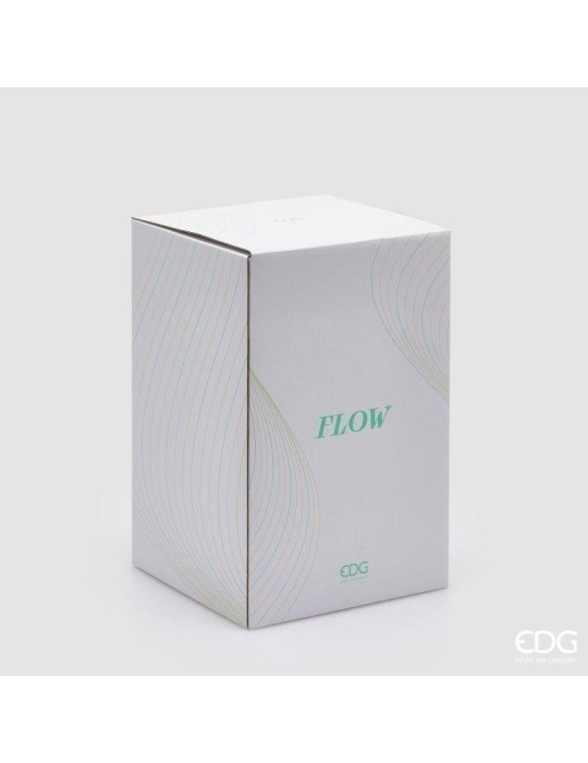 Vaso Flow Sinuoso Waterproof in Vetro Satinato...