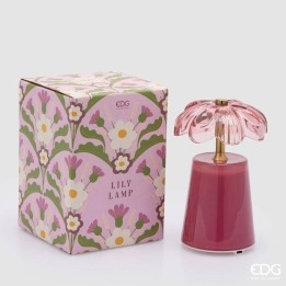 EDG Enzo De Gasperi Lampada Lily Beauty ricaricabile 17,5 cm