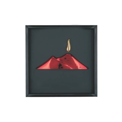 Quadretto Vesuvio 16x16 Nero/Rosso – Bongelli Preziosi