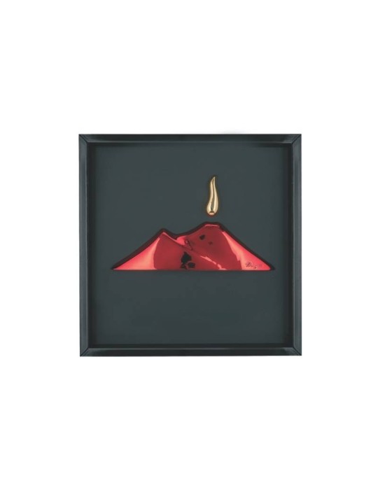 Quadretto Vesuvio 16x16 Nero/Rosso – Bongelli Preziosi