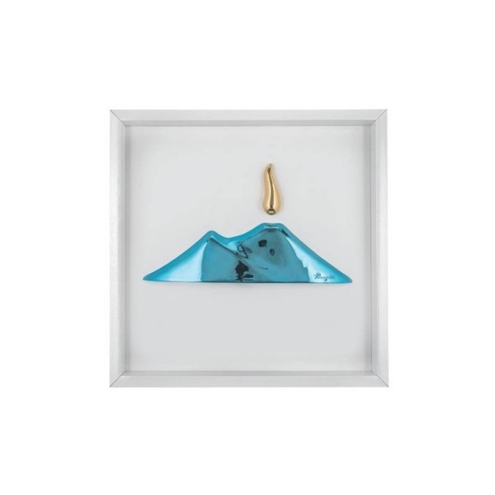 Bongelli Preziosi Quadretto Vesuvio bianco e blu