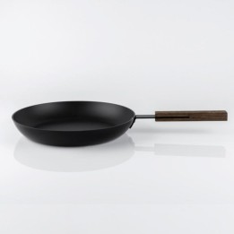 KnIndustrie Padella Black con manico in wengé Ø 32 cm
