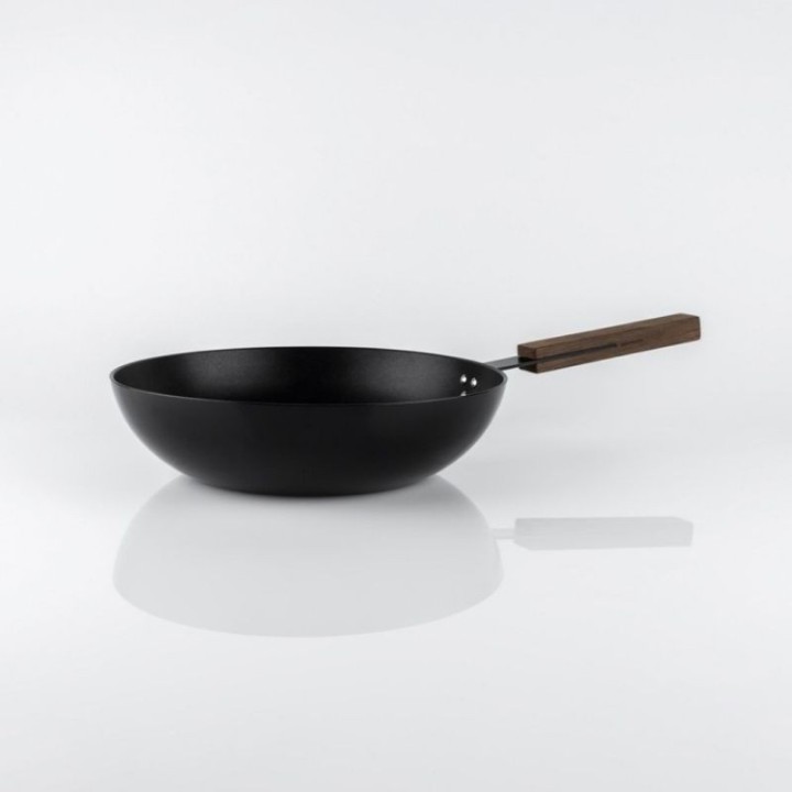 KnIndustrie Wok saltapasta Black antiaderente Ø 32 cm