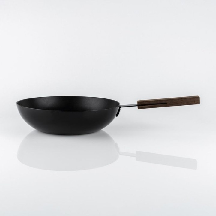 KnIndustrie Wok saltapasta Black antiaderente Ø 32 cm