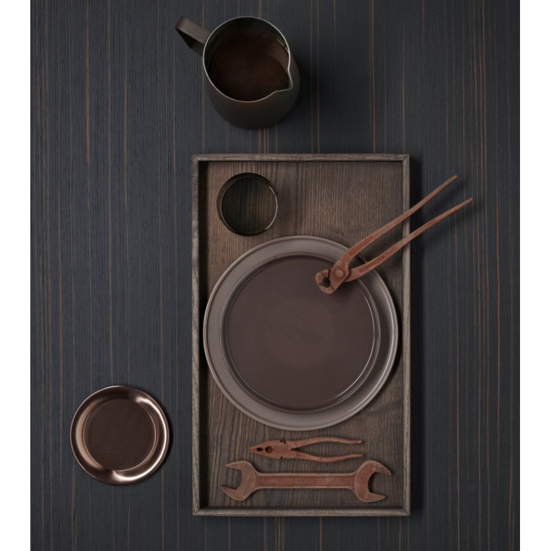 Kn Tile | Vassoio in Legno e Grès 45x25 cm –...