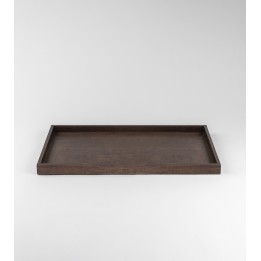 KnIndustrie Vassoio Kn Tile in legno e grès 45 × 25 cm
