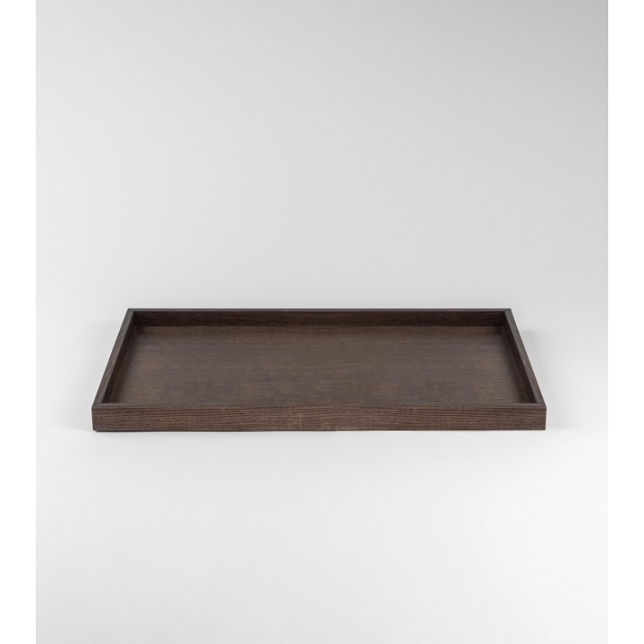 KnIndustrie Vassoio Kn Tile in legno e grès 45 × 25 cm