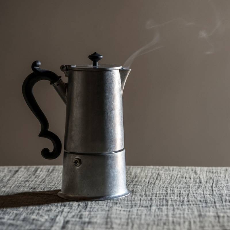 Lady Anne SW | Caffettiera 4 Tazze in Alluminio...