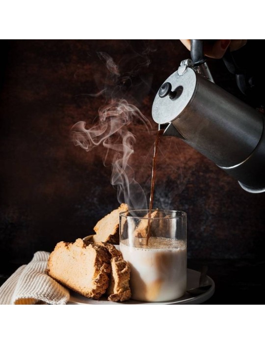 Lady Anne SW | Caffettiera 4 Tazze in Alluminio...