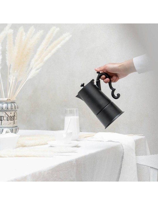 Lady Anne Black | Caffettiera 4 Tazze Nero...