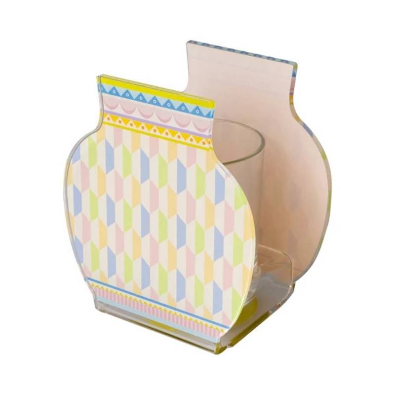 Vasetto Lisbona Special Moments Vesta Home in Cristallo Acrilico Rosa