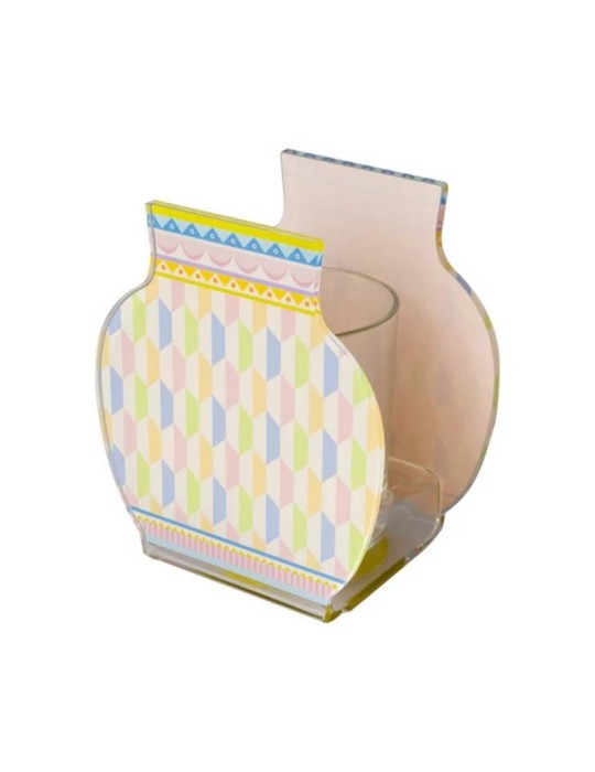 Vasetto Lisbona Special Moments Vesta Home in Cristallo Acrilico Rosa