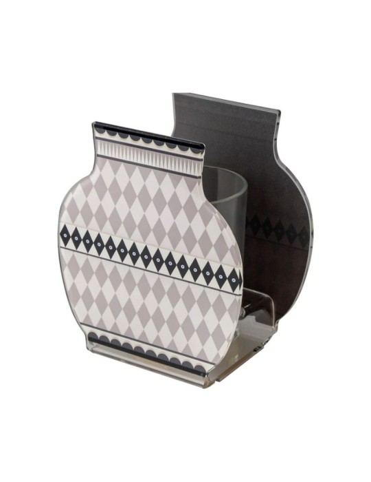 Vasetto Lisbona Special Moments Tortora in Cristallo Acrilico Vesta Home