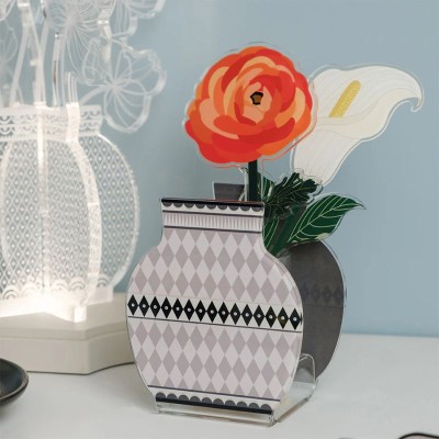 Vasetto Lisbona Special Moments Tortora in Cristallo... 2