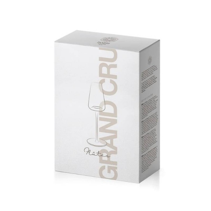Pozzi Milano Set di 2 flute trasparenti da 240 ml