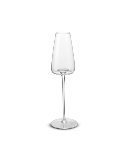 Set 2 Flûte in Cristallo Trasparente 240 ml – Pozzi Milano