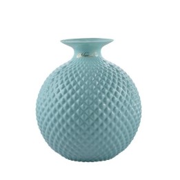 Melaverde Vaso Javier azzurro lucido 22 cm