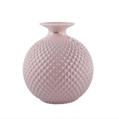 Vaso Javier Cipria in Vetro Colorato 17 cm – Melaverde