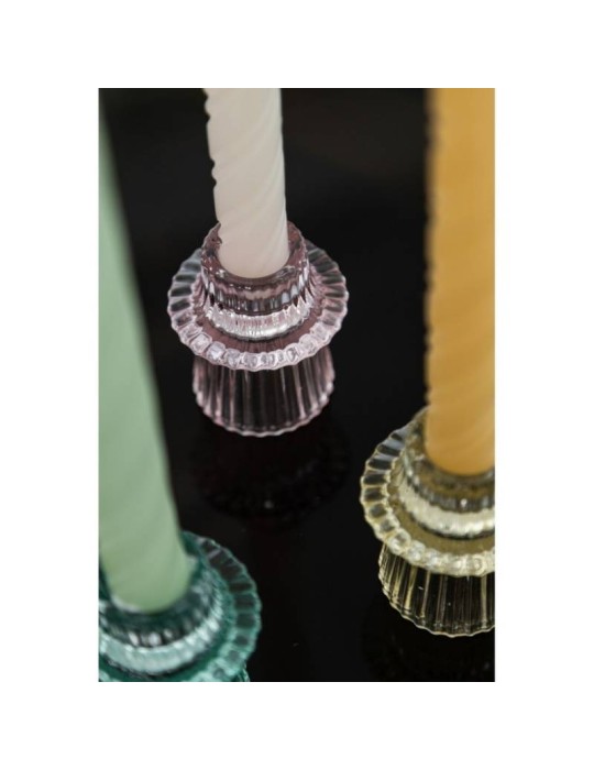 Coppia Candelieri Verde con Candela – Linea...