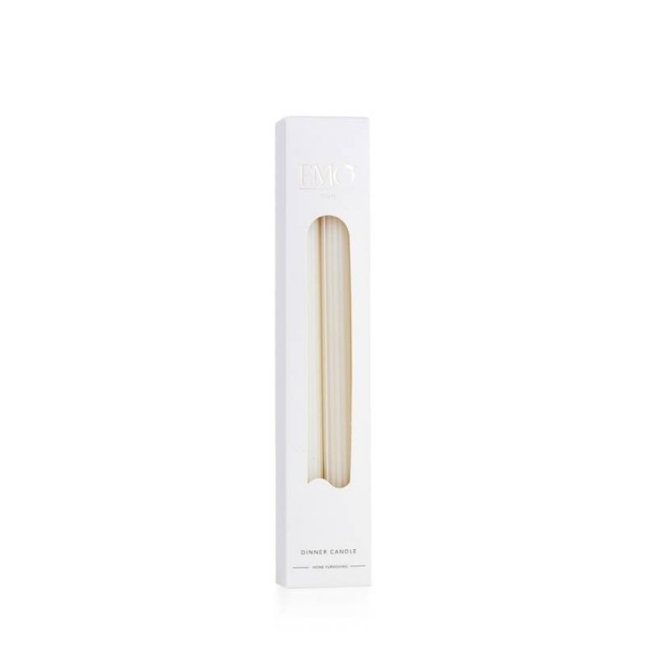 Emò Italia Set 2 candele Essence a righe avana