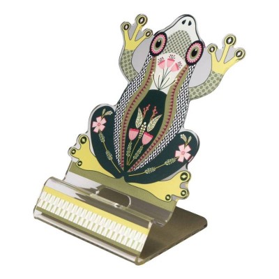 Happy Phone Rana Portacellulare Decorativo in Cristallo...