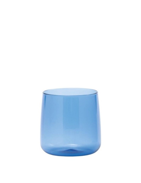 Set 6 Tumbler No Bilia Blu – Bicchieri in Vetro Borosilicato Zafferano